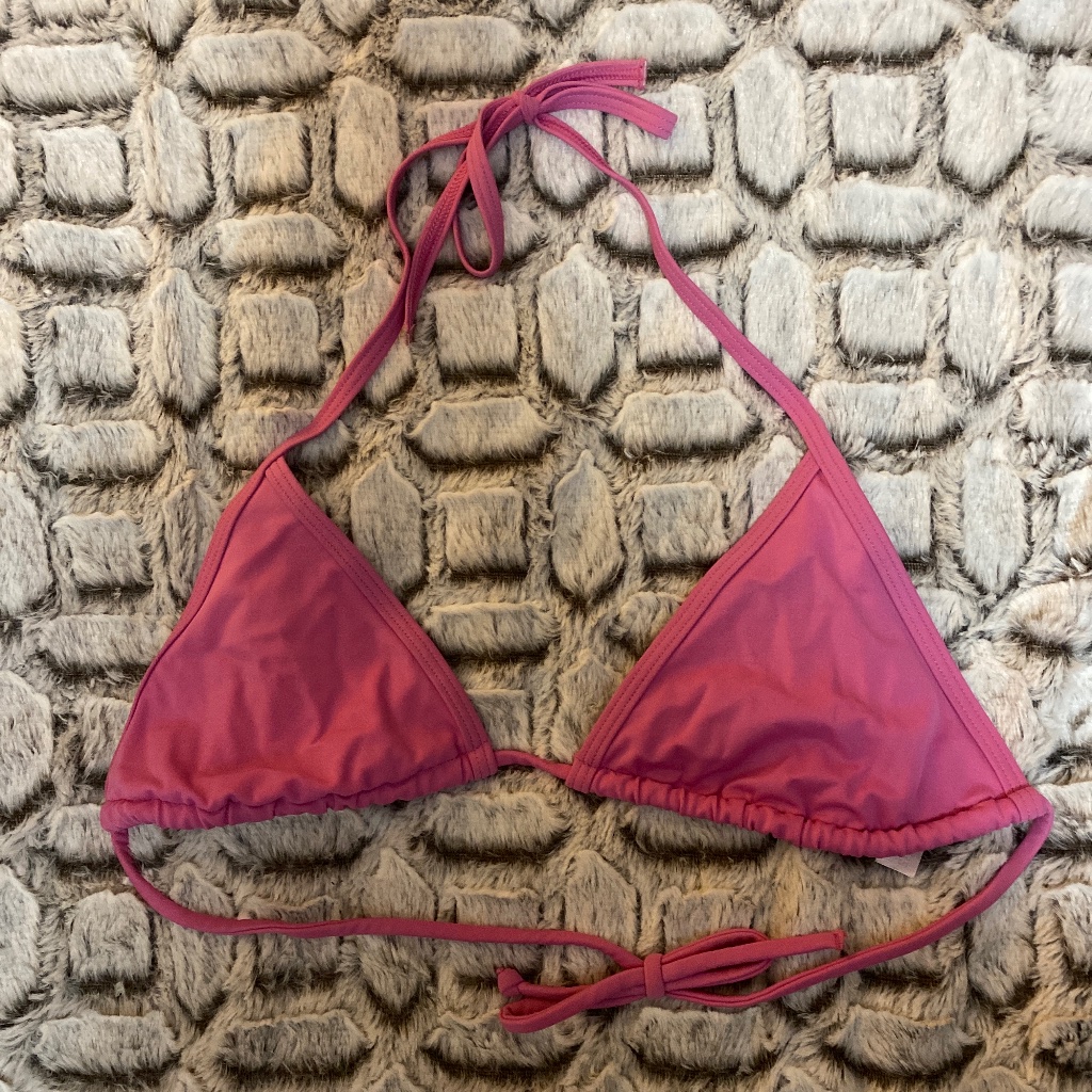 *Nwot* Pink Solid Triangle Top